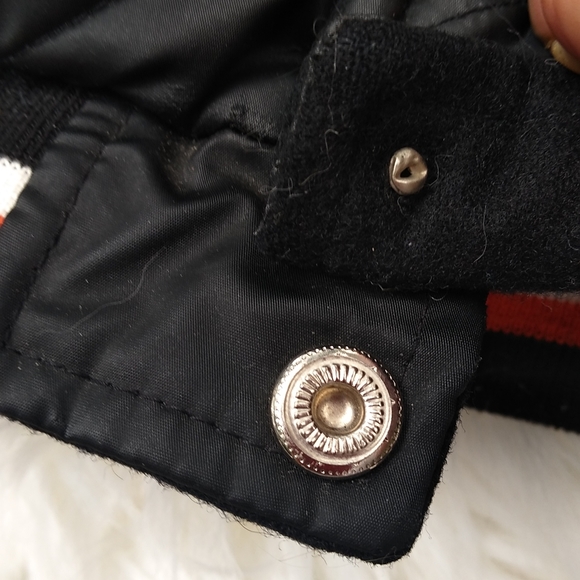 Harley Davidson Jacket coat Kids youth size 6 Reversible Wool Letterman winter - Picture 10 of 11